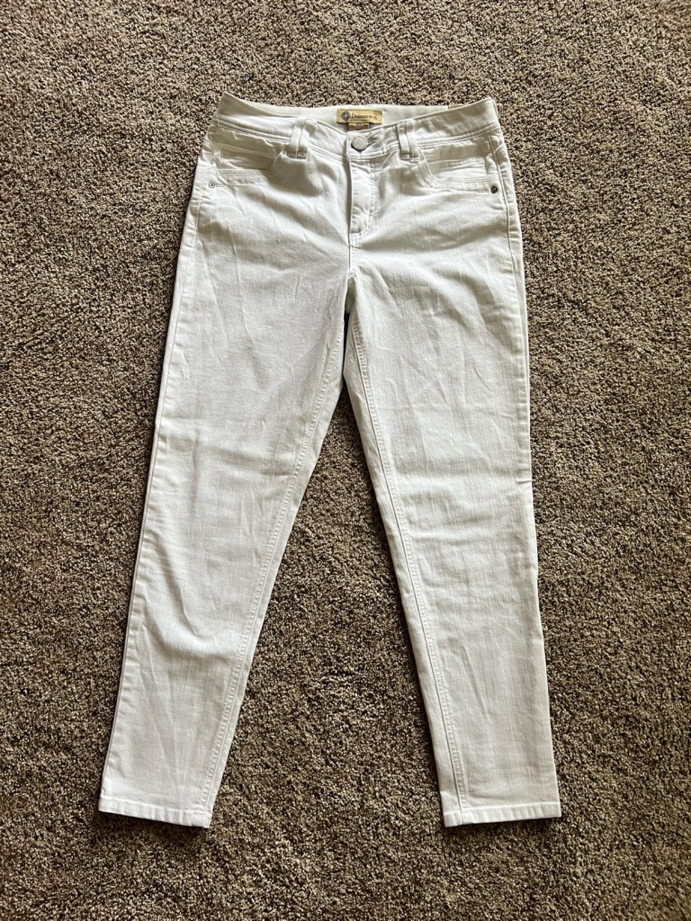 Democracy Women's White Skinny Jeans